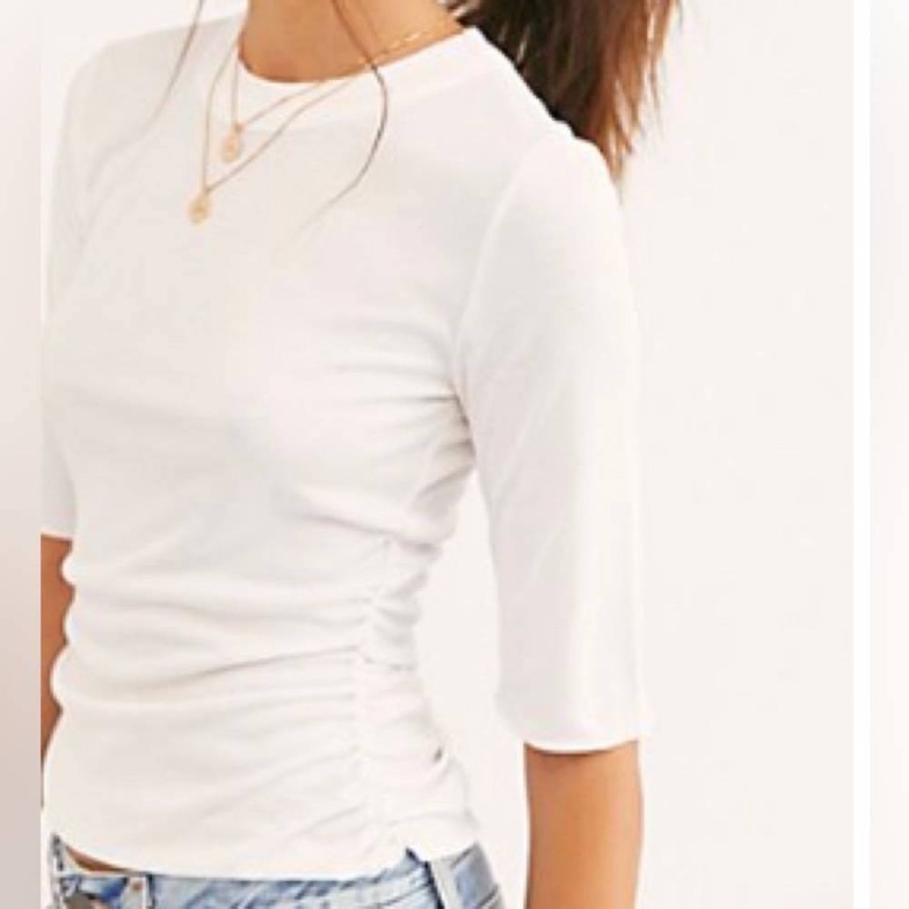 Free People Talk To Me Tee